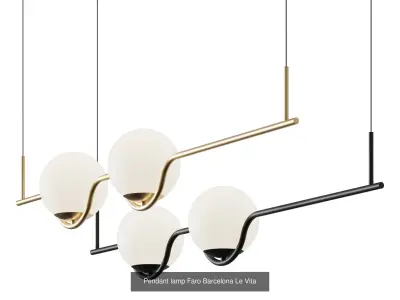 Faro Barcelona Le Vita 3D Model Pack