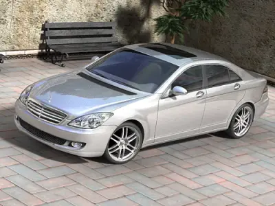 Mercedes concept sedan 3D model