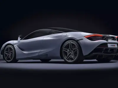 MC LAREN 720s CONCEPT CAR Low-poly 3D model