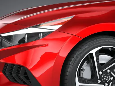 Hyundai Elantra N Line 2021 3D model