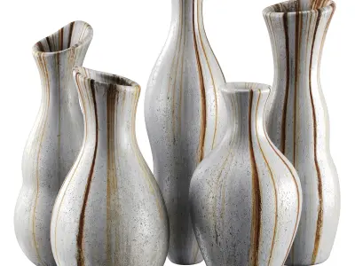 Vase decor Low-poly 3D model