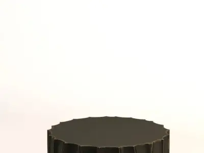 Crate And Barrel Acadia Accent Table 3D model