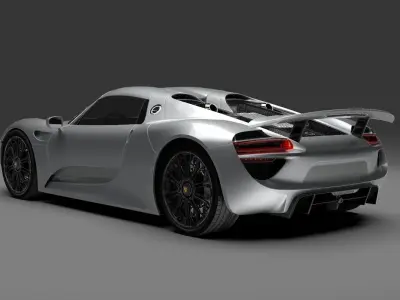 Porsche 918 Spyder 2015 3D model