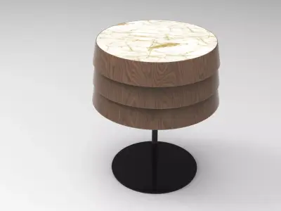 Cylo Table Lamp Low-poly 3D model