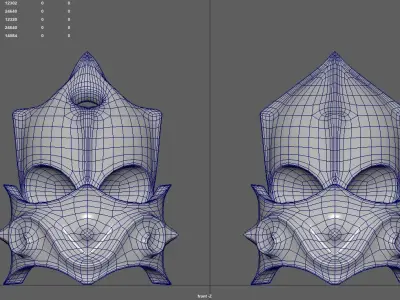 Gaudi Casa Mila Chimney Head 3D model