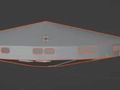 Doppler on wheels radar 2004 made in blender Low-poly 3D model