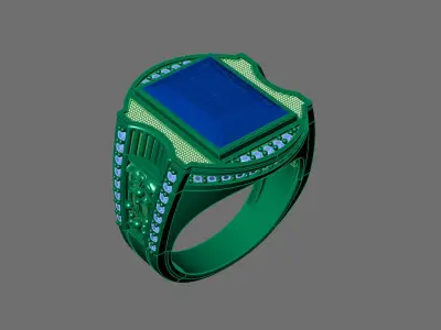 STL 3DM Gents Rings Ready Models Mens Rings 3D print model 3D print model