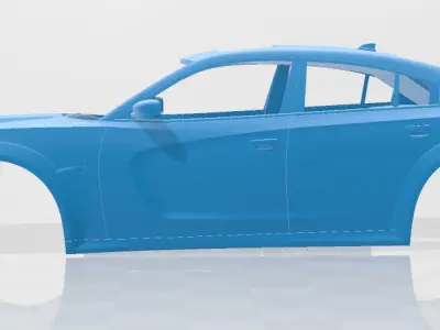 Dodge Charger SRT Hellcat Widebody 2020 - Body Car STL 3D print model