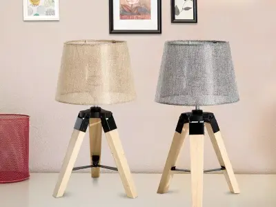 Mesquite Tripod Table Light Lamp 3D model