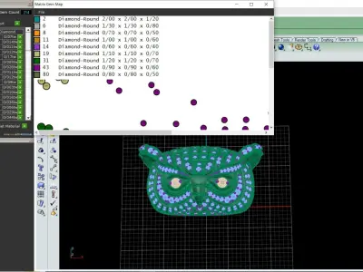 Owl jewelry ring 3D print model