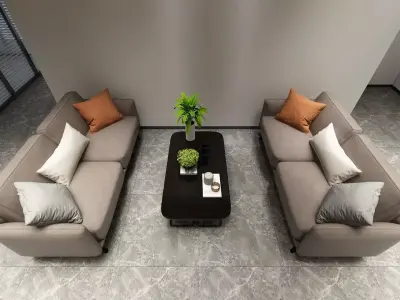 Full Office Design 3D model