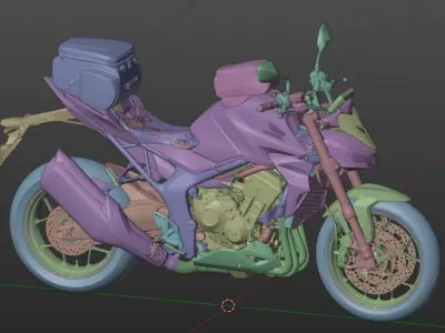 2024 Honda CB1000 Hornet 3D model