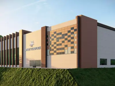 sport complex 3D model