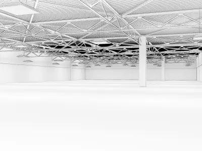 Booth Exhibition Stand Hall a624  3D model