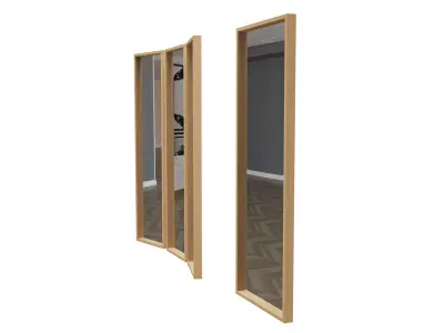 IKEA NISSEDAL MIRROR 3D model Low-poly 3D model