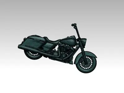 classic motorcycle relief 3 3D print model