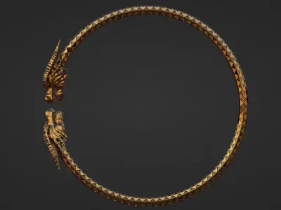 PACK BRACELETS DRAGON 3D print model