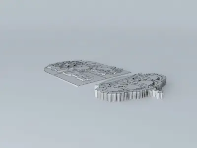 Shield Extremadura Free 3D model