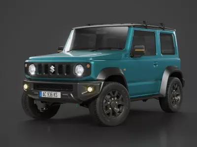 Suzuki Jimny - 2018 model 3D model