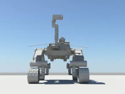 Space Rover Free 3D model