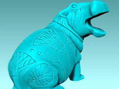 Tawerets Son - Egyptian ritual statuille 3D print model