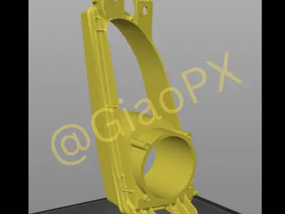 Subaru Impreza GC8 V1 V2 Front Headlight Intake 3D print model