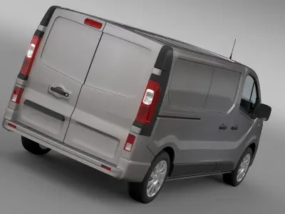 Renault Trafic Van L2H1 2017 3D model
