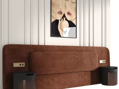 Headboard 5 3D model
