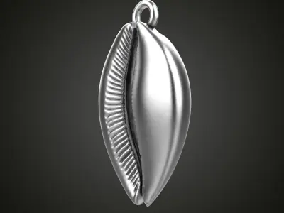 Shell pendant 3D print model