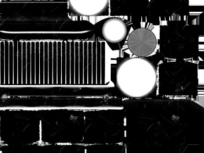 Baluster wooden pole 3D model