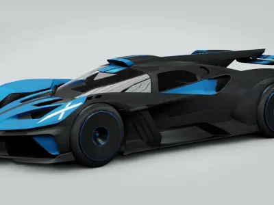 Bugatti Bolide  3D model