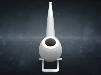 Smoking Pipe fashion decotarion souvenir element 3D print model