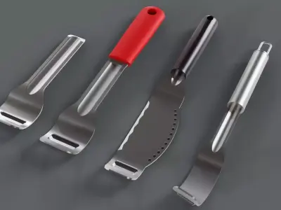 Butter Shaver 3D Model 3D model