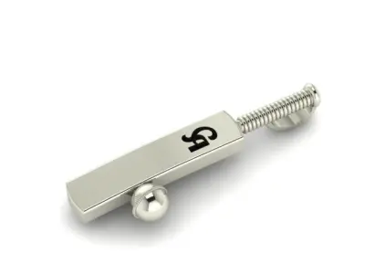 cricket batball pandent 3D print model