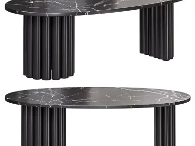 Kawowy Moonlight VL Coffee Table  3D model