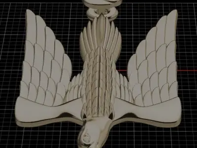 Ukrainian Trident 3D print model