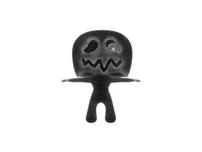 Rato Character 002 Ghost Rato v2 Low-poly 3D model