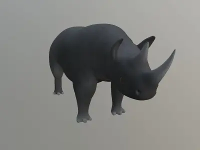 Rhinoceros 3D model