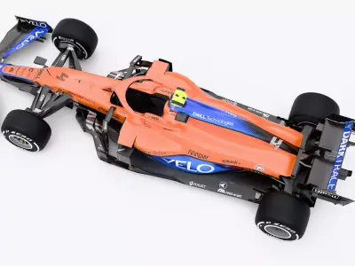 F1 McLaren MCL35M 3D model
