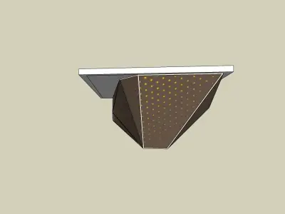Modern display table for entertainment area 3D model