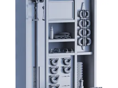 sport equipment 04 3D model