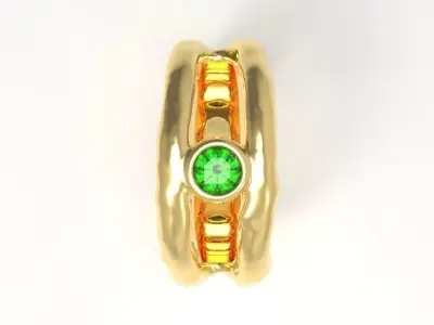 AI generated ring Free 3D print model