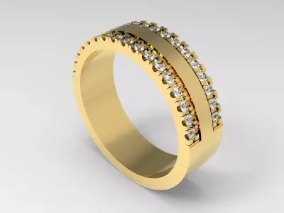Wedding Ring 3D print model