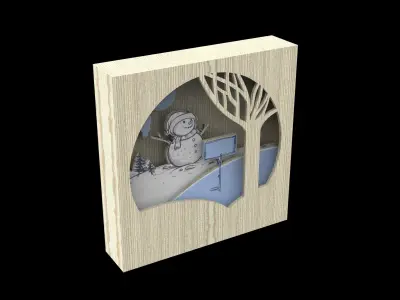 Gift box 3D model