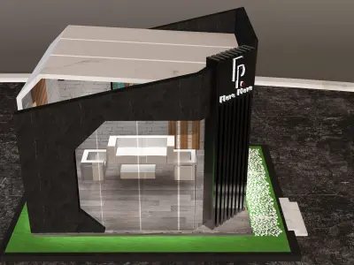  Show Room Store Exhibition a670 c 3D model