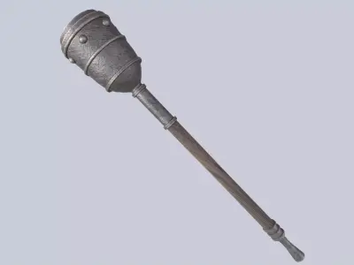 Torch Low-poly 3D model order