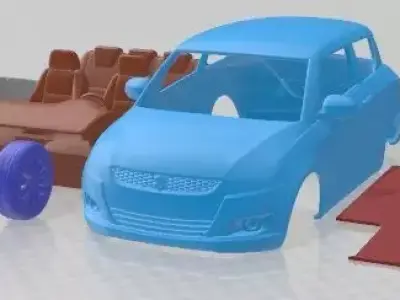 Suzuki Swift 3 door 2011 Printable Car 3D print model