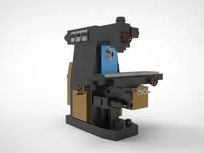 Miling machine 2 3D model