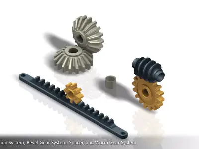 Gear Accessory Collection 01 3D print model