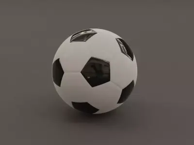 Football - Soccer Ball - PBR - Game Ready Low-poly 3D model
